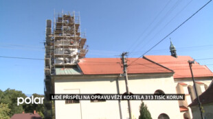 Na opravu věže kostela ve Skalici se vybralo ve sbírce Daruj F-M 513 tisíc korun