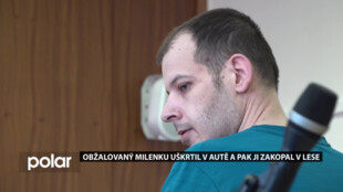 Obžalovaný milenku uškrtil při sexu a pak ji zakopal v lese. U soudu v Ostravě mu hrozí mu výjimečný trest