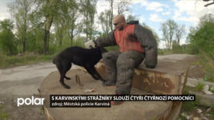 S karvinskými strážníky slouží i čtyři služební psi