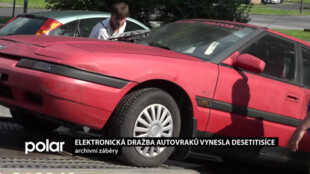 V Ostravě úspěšně proběhla vůbec první dražba autovraků