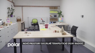 Díky rekonstruovaným prostorám může do sociálně terapeutické dílny Radost více klientů