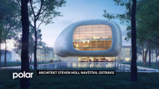 Světoznámý architekt Steven Holl navštívil Ostravu. Podle jeho návrhu se bude stavět koncertní hala
