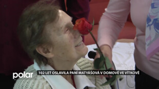 Ve Vítkově oslavila 102. narozeniny paní Božena Matyášová