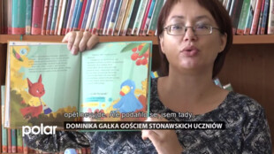 Dominika Gałka gościem stonawskich uczniów