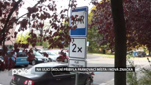 Na porubské ulici Školní ulici je více parkovacích míst. Mnohé řidiče překvapí i značka K+R