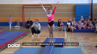 V Karviné závodily české a slovenské nejmladší gymnastky