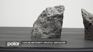 Vzácné meteority opustily depozitář za doprovodu policejní eskorty