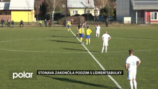 Stonava zakončila podzim s lídrem tabulky