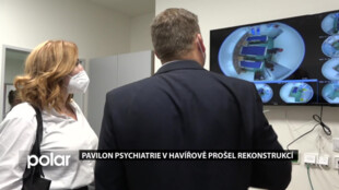 Havířovská nemocnice otevřela zrekonstruovaný pavilon psychiatrie, zvýší se i kapacita lůžek