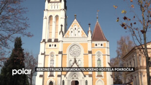 Rekonstrukce římskokatolického kostela v Českém Těšíně výrazně pokročila