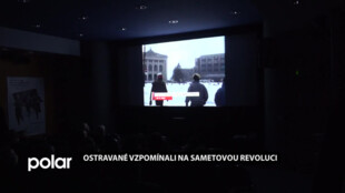 Oslavy 17. listopadu v centru Ostravy vyvrcholily promítáním filmu Ostravský listopad 89