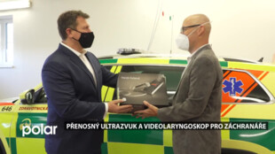 Město Opava koupilo záchranářům přenosný ultrazvuk a videolaryngoskop, jde o nadstandardní vybavení