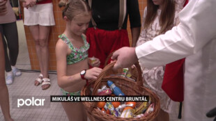 Mikuláš, andělé i čerti zavítali do bruntálského wellness centra, plného dětí a atrakcí