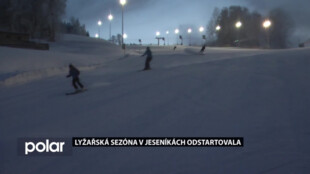 Večerní lyžování v Karlově pod Pradědem zahájilo letošní lyžařskou sezónu v Jeseníkách