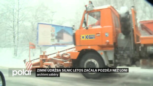 Zimní údržbu silnic a chodníků v Porubě zajišťuje externí firma. Vyjíždí na pokyn