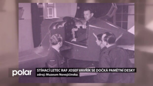 Stíhací letec RAF Josef Vavřík bude mít pamětní desku