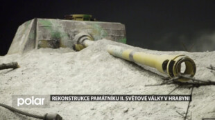 Rekonstrukce Národního památníku II. světové války v Hrabyni. Exponáty se stěhují do depozitářů