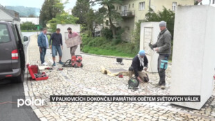 V Palkovicích dokončili památník obětem světových válek