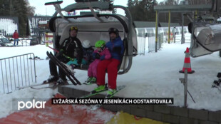 V Jeseníkách byla zahájena letošní lyžařská sezóna, otevřely se první areály