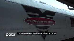 Na nádraží Ostrava-Svinov přijel protidrogový vlak. Děti chrání před pádem do závislostí