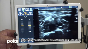 Dárce věnoval havířovské nemocnici mobilní ultrazvuk