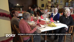 Radnice v Havířově uspořádala pro osamělé seniory vánoční posezení