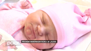 V novojičínské nemocnici se jako první v roce 2022 narodila Laura