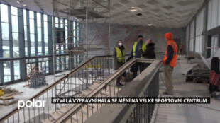 Bývalá výpravní hala v Havířově se mění na velké sportovní centrum, o názvu rozhodnou děti
