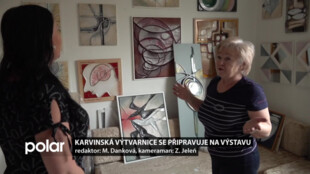 Karvinská výtvarnice Jarka Rybová chystá svou samostanou výstavu. Po osmi letech