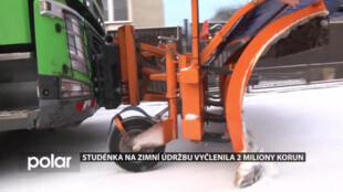 O zimní údržbu ve Studénce se stará subdodavatelská firma