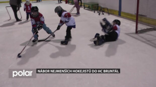 Bruntálský klub HC Bruntál dělal nábor nejmenších dětí do hokejové přípravky. Zájem byl velký