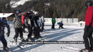 Po dvouleté pauze absolvovali školáci lyžařský kurz