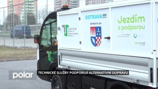 Technické služby Ostrava-Jih mají nové vozidlo na svoz odpadu. Šetří životní prostředí