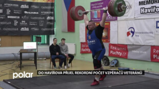 Do Havířova přijel rekordní počet vzpěračů veteránů, závody trvaly až do večerních hodin