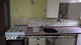 Počet uvolněných bytů po zemřelých v Havířově za poslední roky vzrostl