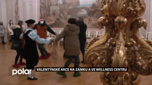 Valentýn kam se podíváš – v Bruntále oslavili svátek na zámku i ve wellness centru