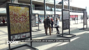 V Galerii venku na náměstí Ostrava-Jih můžete obdivovat rozkvetlé louky