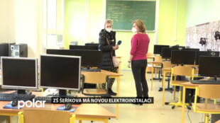 ZŠ Šeříkova ve Výškovicích prošla výměnou elektroinstalace. Byla nutná kvůli výpadkům sítě