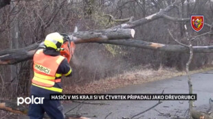 Silný vítr potrápil i obyvatele MS kraje. Škody ale nejsou nijak velké