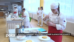 Budoucí cukrářky soutěžily ve Frýdku-Místku v tvorbě slavnostních dortů