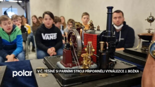 V Č. Těšíně si komentovanou výstavkou miniaturních parních strojů připomněli výročí vynálezce Josefa Božka
