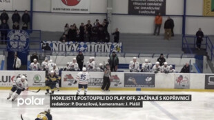 Hokejisté Nového Jičína postoupili do play off, začínají doma s Kopřivnicí