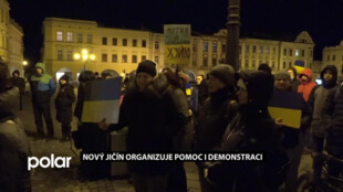 Nový Jičín pomáhá rodinám z Ukrajiny, podporu bylo slyšet i na náměstí