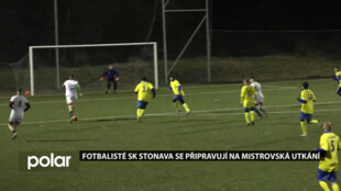Fotbalisté SK Stonava se připravují na mistrovská utkání