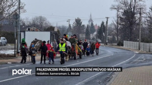 V Palkovicích se po pauze opět konal masopustní průvod