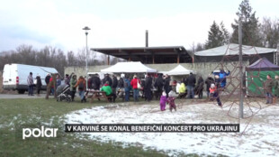 Na Lodičkách v Karviné se konal benefiční koncert pro Ukrajinu