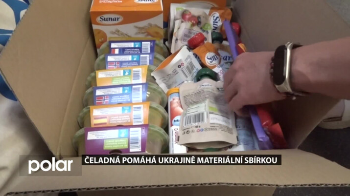 Čeladná pomáhá uprchlíkům z Ukrajiny materiální sbírkou