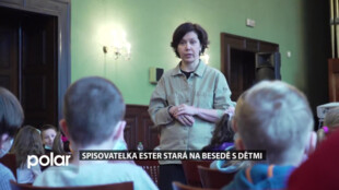 Autorka dětských knížek Ester Stará na setkání se školáky