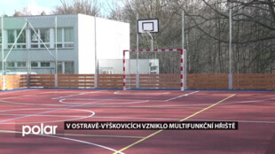 Obyvatelé Ostravy-Výškovic se dočkali nového multifunkčního hřiště na míčové hry
