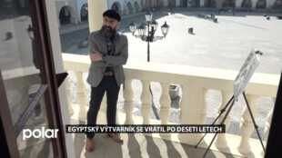 Egyptský výtvarník se na Starou poštu vrátil po deseti letech